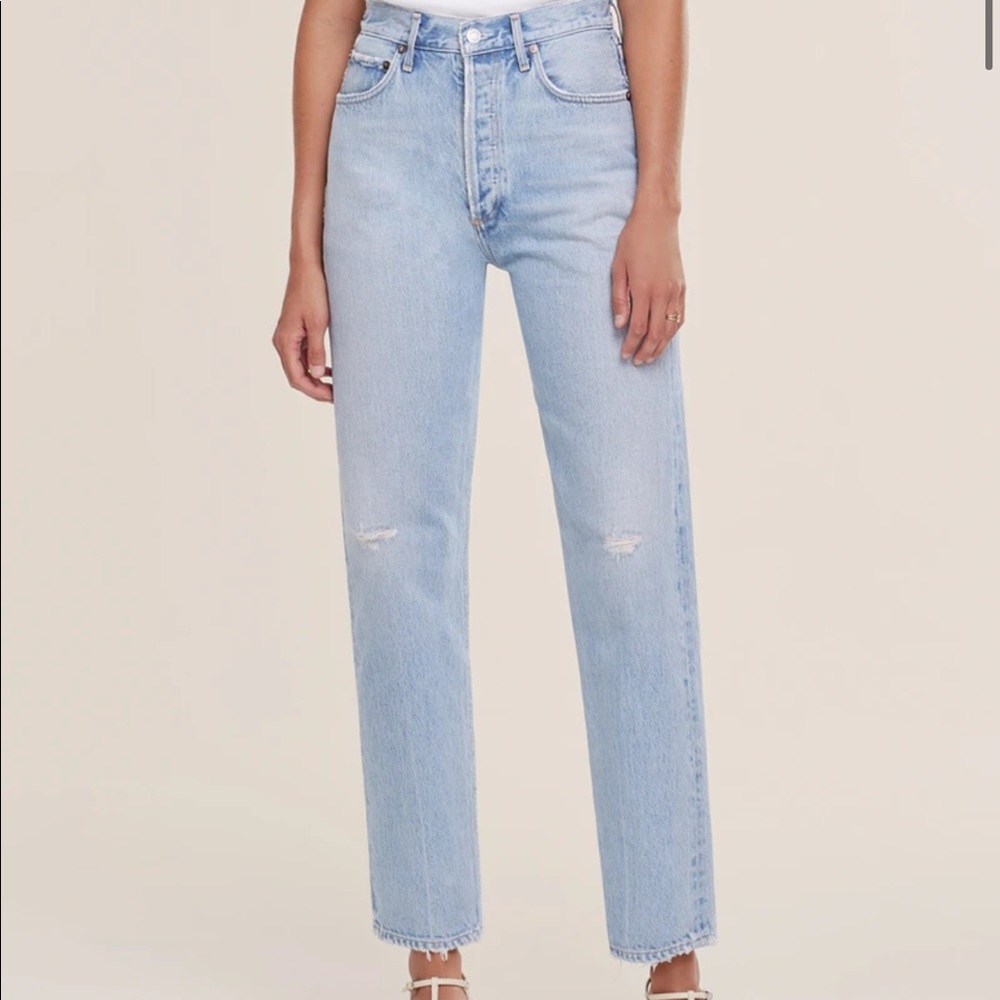 Agolde 90’s Pinch Waist High Rise Straight Jean